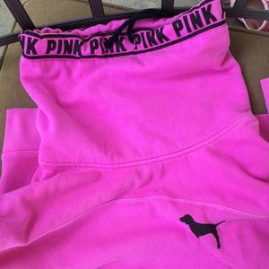 Vs pink cowl sweatshirt